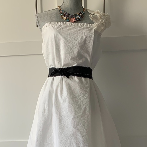 🔥🥰🔥🥰 Brunello Cucinelli one shoulder ivory gown size M - Picture 11 of 16